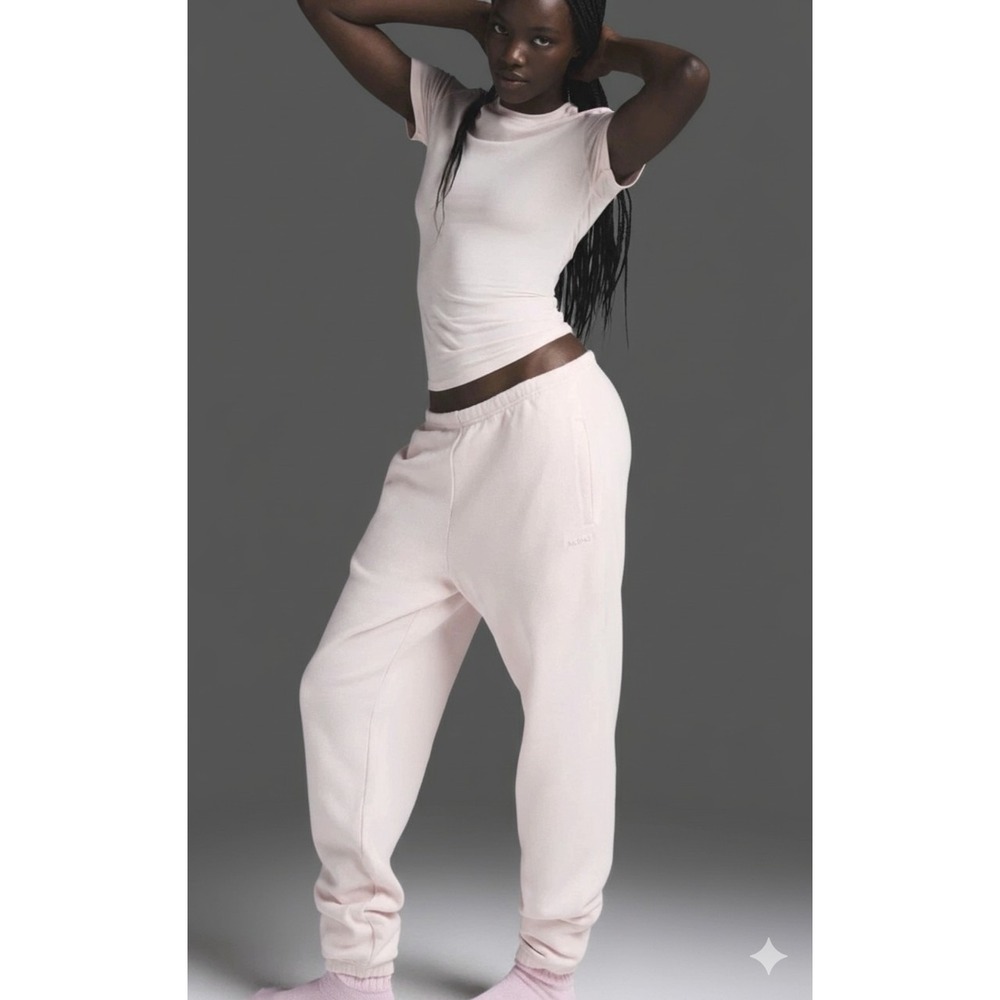 New Skims Cotton Fleece Classic Jogger JO-JOG-8364W Barely Pink 2XL XXL NWT